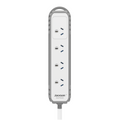 Jackson Rugged Home 4 Outlet Powerboard - 0.9m Cord - Surge Protection - Durable PVC - SuperSaverAU - view 2