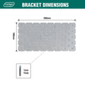 Carinya Flat Plate - 200 x 100 x 1mm - Galvanised Steel - Customisable - SuperSaverAU - view 3