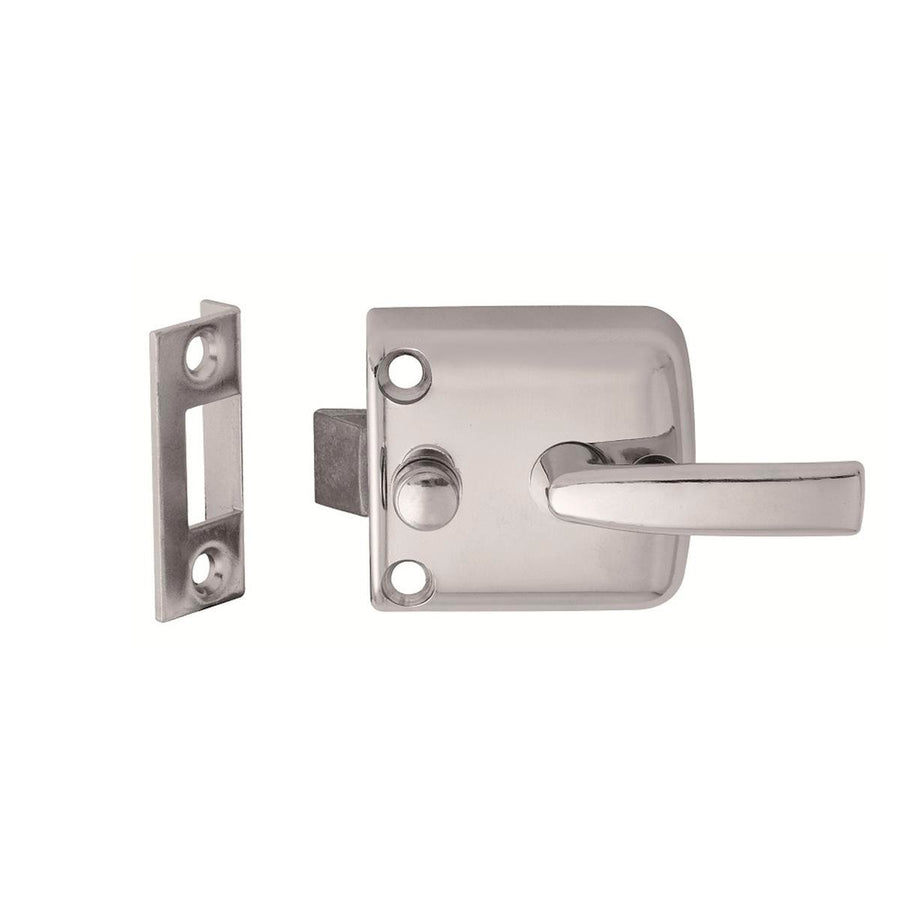 Lockwood Screen Door Latches - 19-38mm - Zinc Diecast - Satin Finish - SuperSaverAU - view 1