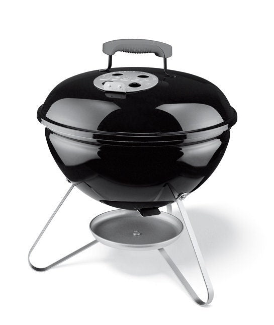 Weber Smokey Joe Portable Charcoal BBQ - Black - Adjustable Air Vents - 10 Year Warranty - K10024