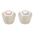 Shaw Mason Ivory Universal Multi Fit Tap Handles Pair - 93mm x 203mm - Easy Install