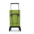 Rolser Plegamatic MF folding 2 wheel trolley - Lime green - Lightweight aluminium chassis - R-PLE001-1014