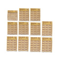 4B Soft Art Eraser Assorted Set for Exams and Drawing - 50A, 100A and 200A, Pack of 330