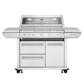 Beefeater 7000 Premium LPG BBQ with Trolley - 304 Stainless Steel - Side Burner - BMF7655SA