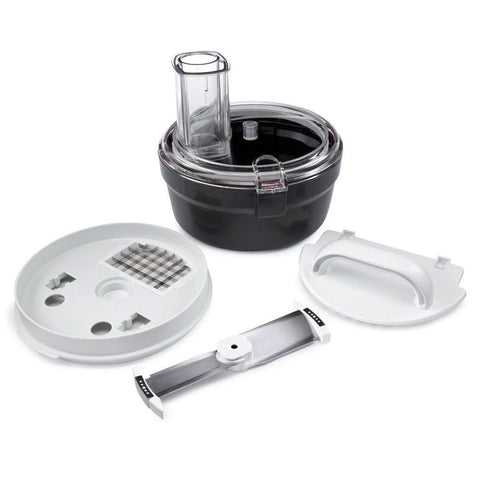 KitchenAid Mixer Dicing Kit - Black - Reversible Shredding Disc and Storage Case - 5KFP13DC12