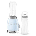 Smeg 50s Style Mini Personal Blender - Pastel Blue - 300W, 2 x 600ml Tritan Renew Bottles - PBF01PBAU
