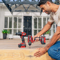 Ozito PXC 18V Brushless Hammer Drill and Impact Driver Kit PXBHIK-400