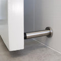 Adoored 85mm Satin Chrome Door Stop - Steel - Non Marking Rubber - Stylish - SuperSaverAU - view 2