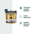 Taubmans 4L Neutral Matt Endure Interior Walls Paint - Stain Resistant - Low Odour - SuperSaverAU - view 2