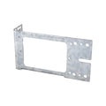 DETA Mounted Stud Bracket 136mm x 73mm Galvanised Steel for Powerpoints & Switches