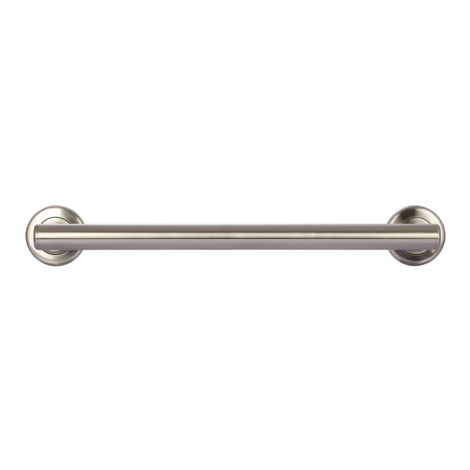 Evekare 600mm Brushed Nickel Linear Grab Rail with Concealed Flange