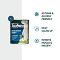 Taubmans 1L White Semi Gloss Water Based Enamel Paint