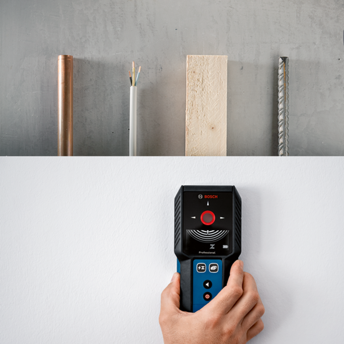 Bosch Professional Cordless Detector GMS 120-27 - 120mm - IP54 - Metal & Live Wire Detection - SuperSaverAU - view 3