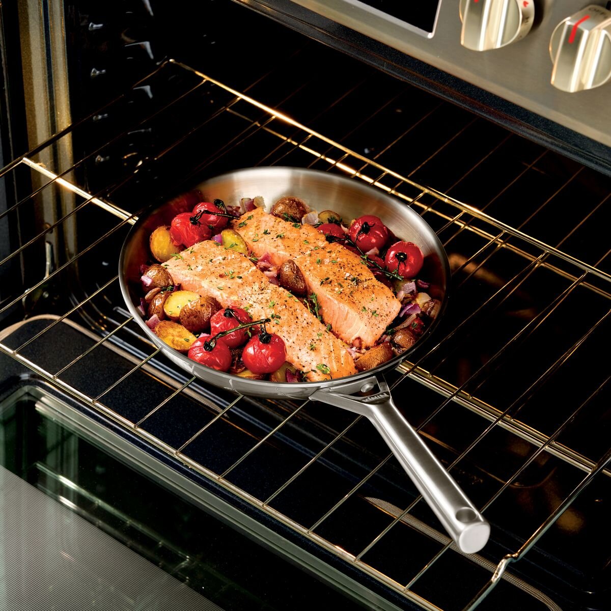 Ninja EverClad Stainless Steel Cookware Set - Tri-Ply, Induction Compatible, Oven Safe to 315°C - C99012