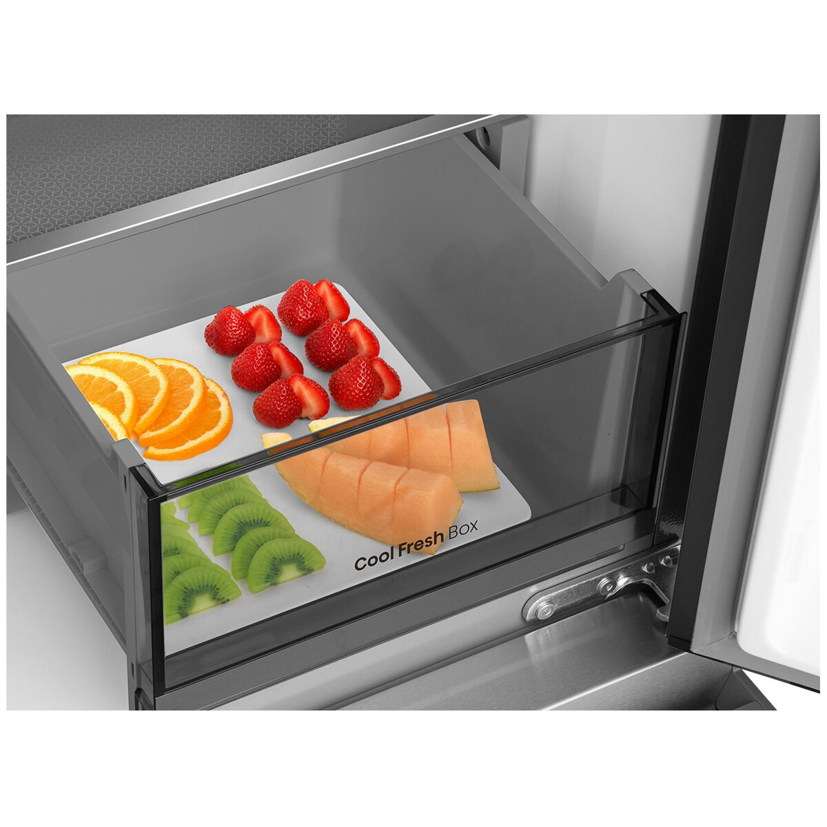 Hisense 647L French Door Fridge - Dark Stainless Steel, 4.5 Star Energy, ConnectLife - HRCD640TB