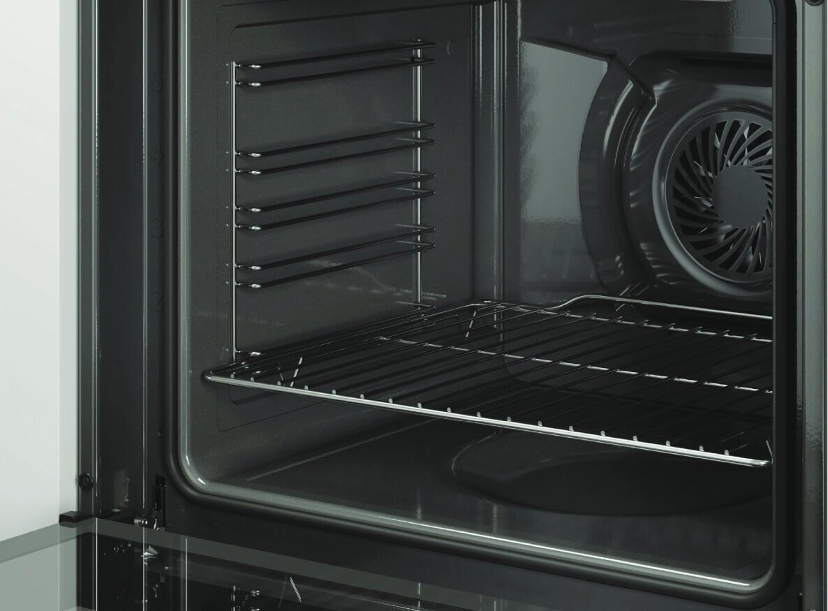 Haier 60cm Multi Function Oven - 70L, Seven Functions, Stainless Steel, Triple Glazed Door - HWO60S7MX4