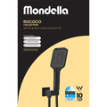 Mondella Wels Multifunction Hand Shower Set 9L/min 280mm Black Matte - Water Saving - SuperSaverAU - view 4