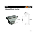 Move It Castor - 30mm Grey TPR on Polypropylene - 20kg Load - 2 Pack - SuperSaverAU - view 2