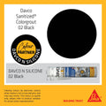 Davco 5kg Black 02 Sanitized Colorgrout - Cement Based Grout - 240mm x 280mm x 110mm - SuperSaverAU - view 3