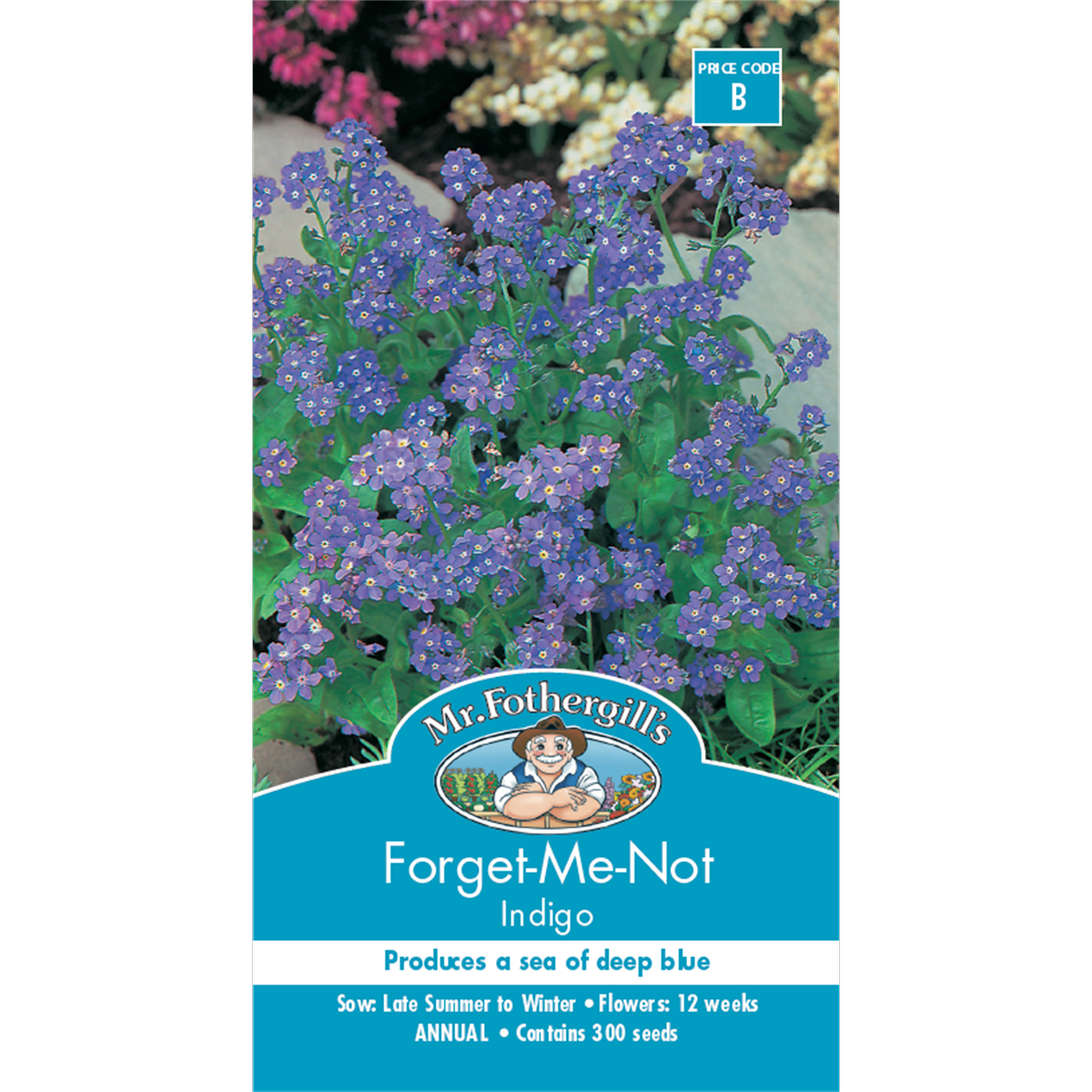 Mr Fothergill S Forget Me Not Seeds - Indigo Blue - 30cm - Easy Grow - SuperSaverAU - view 1