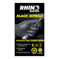 Rhino Gloves Nitrile - Large - Disposable 100 Pack - High Puncture Resistance - SuperSaverAU - view 3