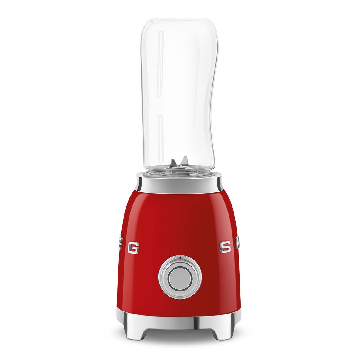 Smeg 50s Style Mini Personal Blender - Red - 300W Motor, 2 x 600ml Tritan Renew Bottles - PBF01RDAU