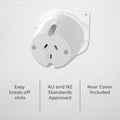 Deta 10 Amp Single Outlet Plug Base Polycarbonate Easy Installation - SuperSaverAU - view 2