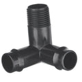 Toro Barbed Threaded Elbow - 19mm x 15mm - Polypropylene - UV Stabilised - SuperSaverAU - view 1
