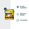 Taubmans Sunproof 4L White Gloss Exterior Paint - UV Resistant, Water Based, Tintable