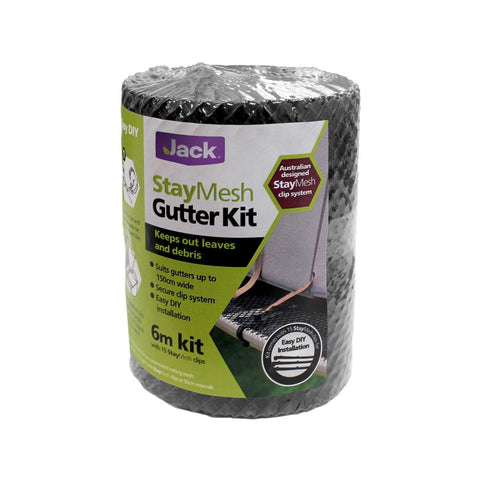 Jack StayMesh Gutter Guard - 160mm x 6m - Plastic - UV Stabilised - SuperSaverAU - view 1