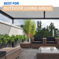 Coolaroo Heavy Duty Sun Protection Shade Cloth 1.8 x 3m 90% UV Block - SuperSaverAU - view 4