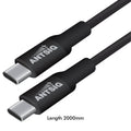Antsig 2m 240W USB C to USB C Cable - Durable Charging & Connectivity - SuperSaverAU - view 4