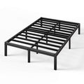 Zinus Double Metal Bed Frame - Black Steel Frame, 300kg Capacity, Tool-Free Assembly - AU-FBMMP1ZC-14D