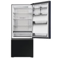 Haier 433L Bottom Mount Fridge - Black, Fingerprint Resistant, 5.5 Star Energy - HRF420BC