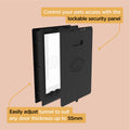 Hakuna Pets Large Black Essential Pet Door 300 x 420mm