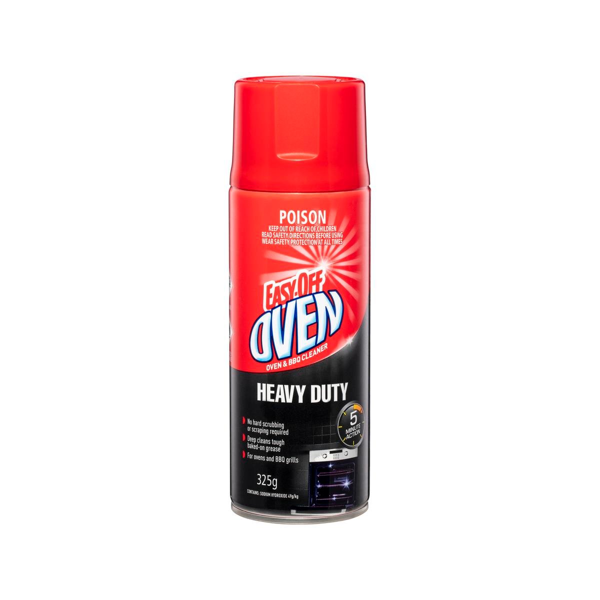 Easy Off Heavy Duty Oven BBQ Cleaner Spray - 325g - Deep Cleans Grease - SuperSaverAU - view 1