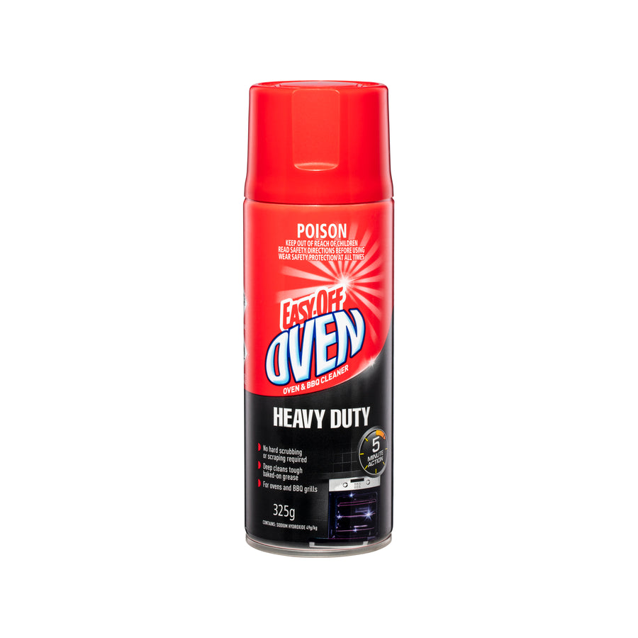 Easy Off Heavy Duty Oven & BBQ Cleaner Spray 325g - No-Scrub Grease Remover