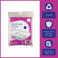 Packz Clear Plastic King Mattress Cover 2550 x 1850 x 350mm