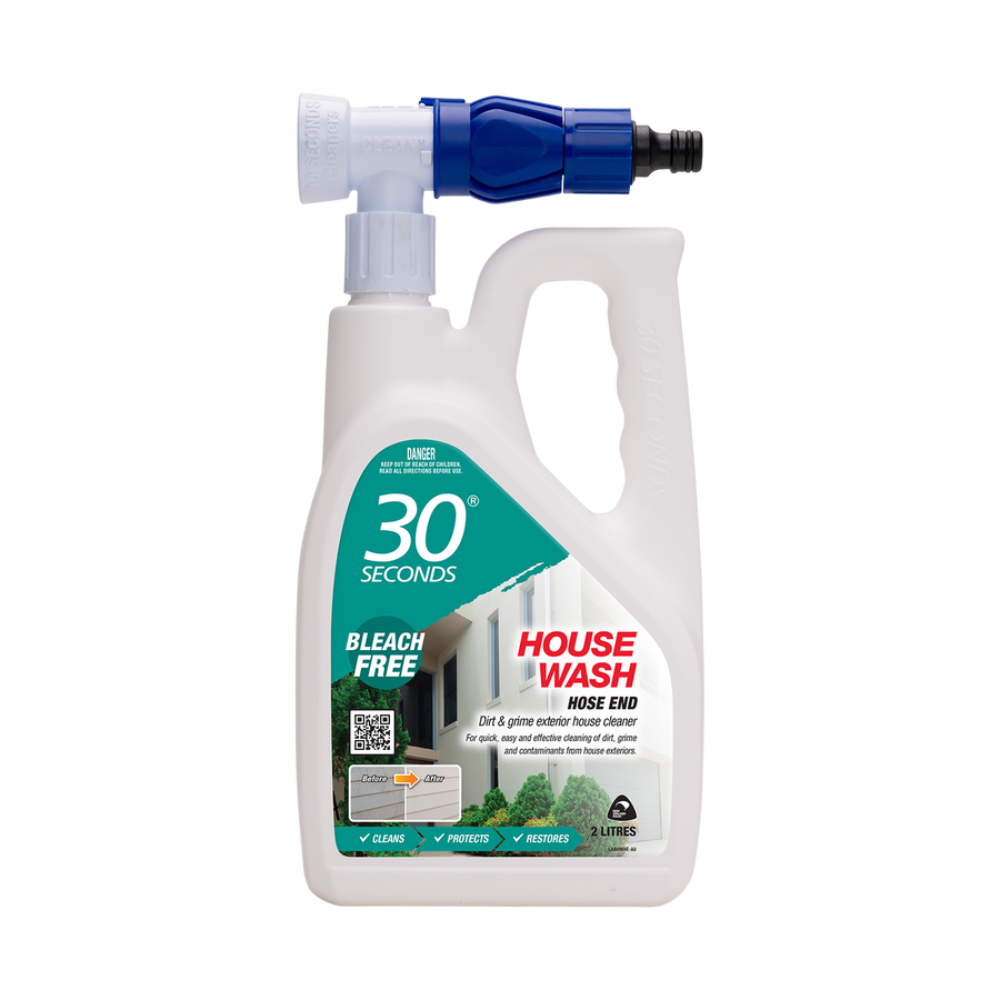 30 Seconds House Wash - 2L Hose End Bottle - Biodegradable - Safe for Plants - SuperSaverAU - view 1
