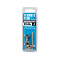 Pinnacle M10 x 40mm Stainless Steel Hex Bolt and Nut - 2 Pack