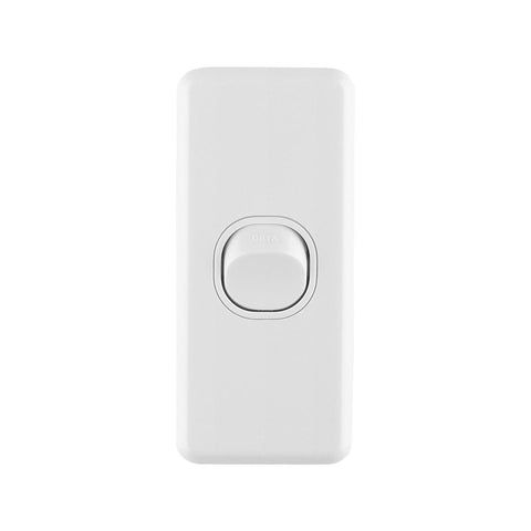 Deta Single Architrave Switch - 1 Gang - Polycarbonate - Classic Design - SuperSaverAU - view 1