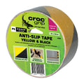 Croc Grip 5m x 50mm Anti-Slip Tape, Yellow & Black High-Visibility