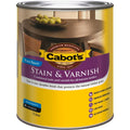 Cabot Stain and Varnish 1L Jarrah Gloss Water Based Scratch Resistant - SuperSaverAU - view 1
