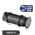 K-Rain 19mm Barbed End Plug - 10 Pack Polypropylene