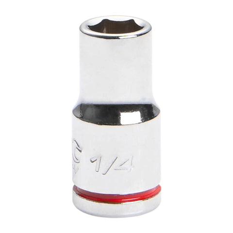 Kincrome 1/4 Square Drive Socket 14mm Chrome Vanadium Steel Rust Resistant - SuperSaverAU - view 1