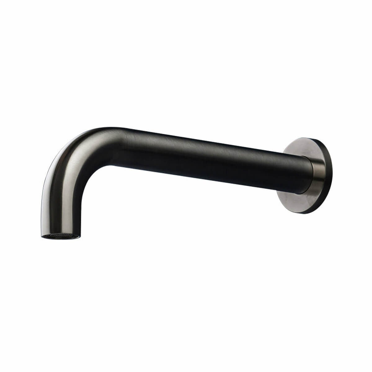 Rogerseller Tonic wall basin spout 200mm - Brushed Nickel - 6 star WELS rating - 3606015407