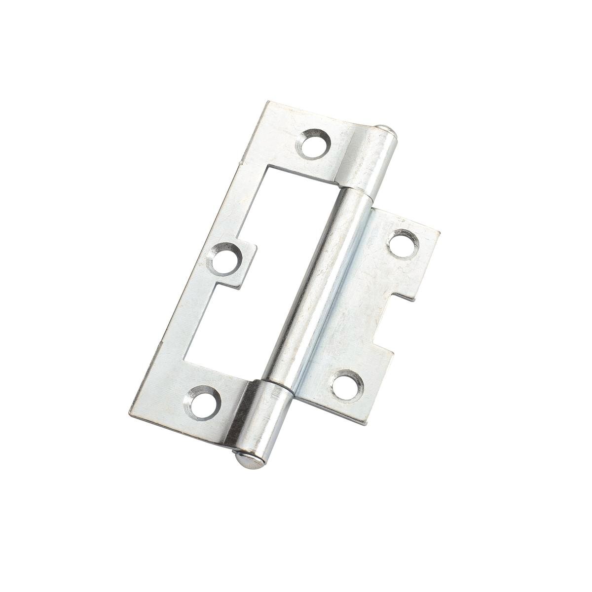 Lane Zinc Plated Fixed Pin Hinge 90mm 20 Pack Easy Fit Home Security - SuperSaverAU - view 1