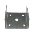 Australian Handyman Supplies 90x90mm Internal Fixing Post Bracket - Galvanised Steel - Easy Install - Corrosion Resistant - SuperSaverAU - view 2
