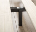 Zinus Joseph Single Metal Bed Frame - 153mm Low Profile, Flat Wooden Slats, Black Steel - AU-MBBF-6S