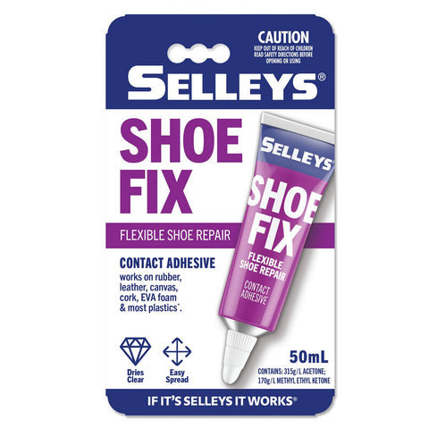 Selleys Shoe Fix 50ml Adhesive - Strong Bonding - Weather Resistant - SuperSaverAU - view 1